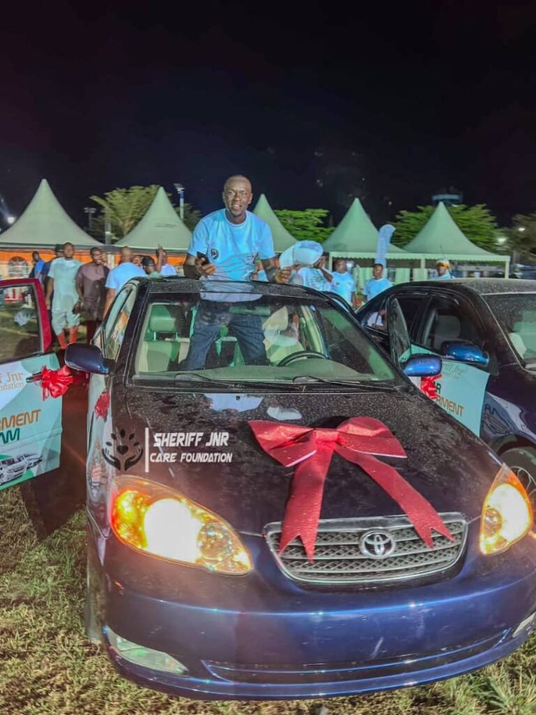 Sheriff Junior care foundation Gifts 10 New Cars Following ₦175 Million Empowerment Program